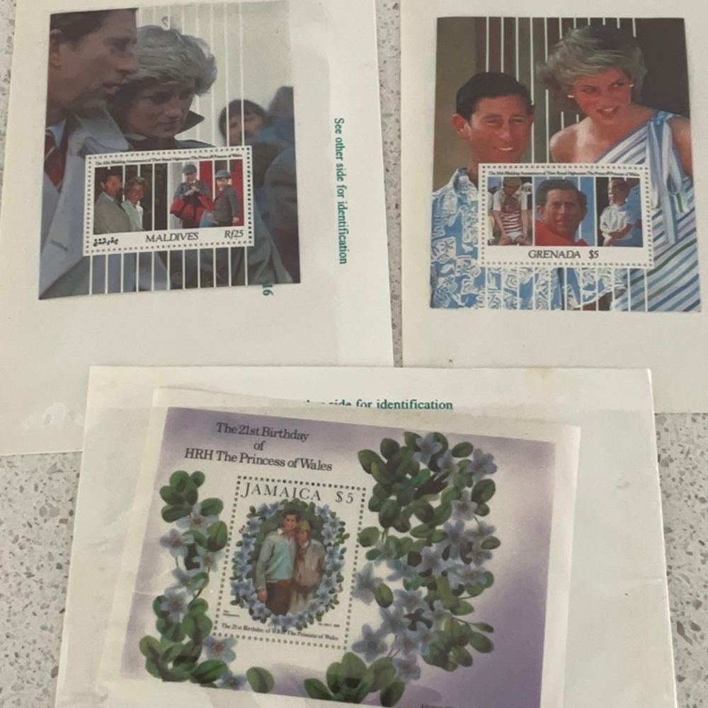 Royalty-Themed Stamp Collection